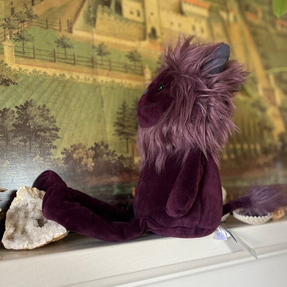 Retired Gibbles Purple Monster Jellycat NWT - Picture 6 of 6